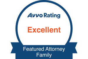 Avvo Rating - Excellent - Featured Attorney Family - Badge